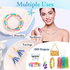 PAXCOO 5320Pcs Crystal Acrylic Beads - Image 4