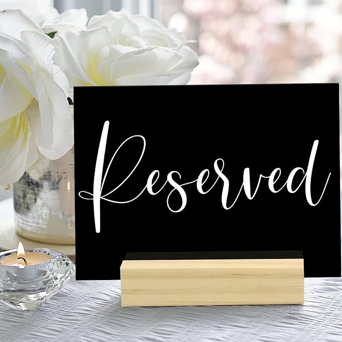 10 Pack Black Acrylic Sign Blanks - Image 7