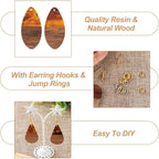 FASHEWELRY Resin Wood Earring Kit - Image 5