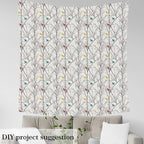 Feelyou Tree Branches Upholstery Fabric by The Yard, Nature Cute Birds - Image 3