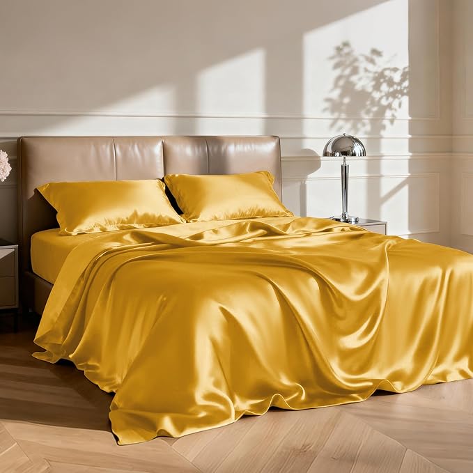 Love's cabin Full Size Satin Sheet Sets - Image 2