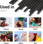 ENPOINT Black Hot Glue Sticks Mini, 7x200mm Long Hot Melt Glue Sticks - Image 5