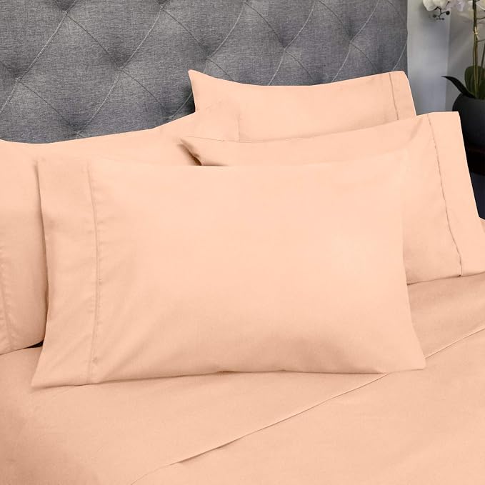 Sweet Home Collection 6 Piece Bed Sheet Set, RV Short Queen - Image 2