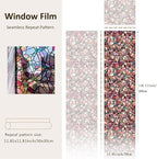 funlife Original Hand-Drawn Stained Glass Window Film, Reusable Double-Sided - Image 3