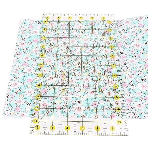 Acrylic Quilting Ruler 6.5" x 12" Fabric Cutting Ruler - Image 3