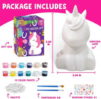 Goodyking Paint Your Own Unicorn Lamp Art Kit, DIY Night Light, Arts & Crafts - Image 2