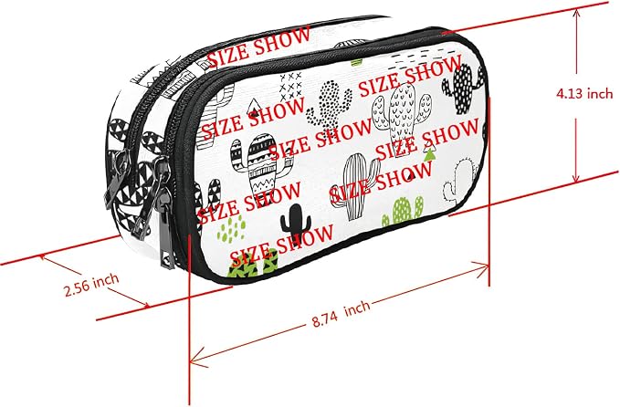 ANANGTEE Cow Print Pencil Pouch Case - Image 4