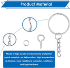 420Pcs 1" 25mm Keychain Making Kit, Including 140Pcs Keychain Rings - Image 3