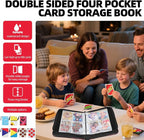 Collectible Trading Card Albums, 4 Pocket Card Binder, 400 Double Sided Pocket - Image 2