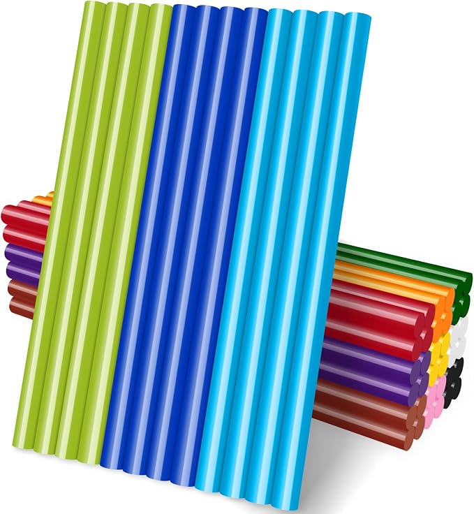 Manarty Hot Glue Sticks Full Size, Glass DIY Art Craft & School Projects by Manarty