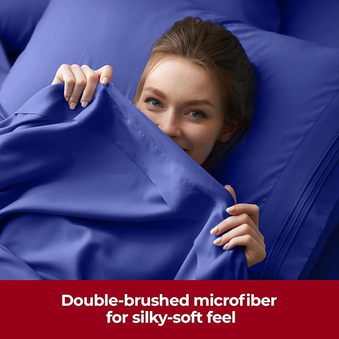 Mellanni Extra Deep Split King Sheets - Image 7
