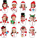 60pcs Christmas Theme Cutouts Snowman Bulletin Board Decorations Xmas Snowman by partygreeting