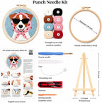 CELCRAFTIQUE Punch Needle Kits for Adults Beginner, Tool - Image 2