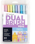 Tombow 56187 Dual Brush Pen Art Markers, Brush and Fine Tip Markers by Tombow