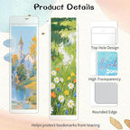 60 Pack Clear Bookmark Sleeves, 5.7 x 1.81in Blank Bookmark Holders - Image 3