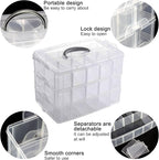 Guyuyii 3-Tier Stackable Bead Organizer - Image 8