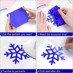 HTVRONT Heat Transfer Vinyl Blue HTV Rolls, HTV Vinyl - Image 6