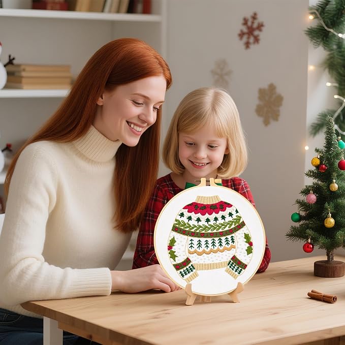 Crafmanoe Christmas Embroidery Kits - Image 7