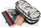 ANANGTEE Bat Flowers Pencil Pouch Case - Image 2