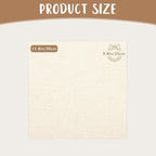 10 PCS Punch Needle Fabric | Pre-Cut Natural Cotton Tufting Cloth Monks Cloth - Image 2