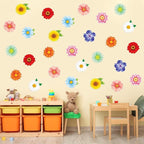 54Pcs Spring Flower Cutouts Bulletin Board Decorations Summer Floral Paper - Image 7