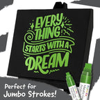 5 Metallic Acrylic Green Paint Pen - Image 8