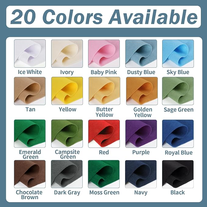 Dusty Blue Fabric Sheet 108" X 36", 1.4mm Thick Large Soft Durable Flexible - Image 3