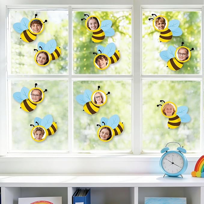 54Pcs Bee Cutouts for Bulletin Boards Decorations, DIY Bee Classroom Cut Outs - Image 4