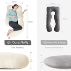 MOON PARK Pregnancy Pillows for Sleeping - Image 7