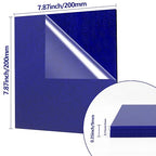 3 Pcs Glitter Blue Glossy Acrylic Sheets, 7.87 x 7.87 x 1/10 Inch Laser Cutting - Image 5