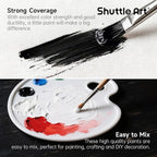 Shuttle Art Black Fabric Paint, 4 oz Fabric Paint - Image 4