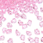 DomeStar Pink Fake Ice, Plastic Crystals Gems, Vase Fillers DIY Craft Makeup by DOMESTAR