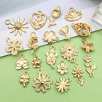 Valentine's Day Heart Charms Set, Decorative Rose and Flower Designs - Image 5