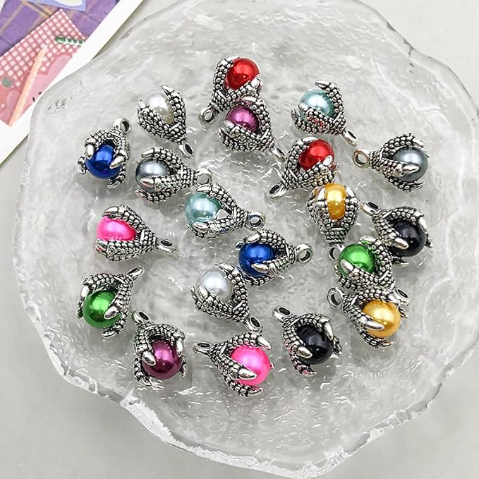 100pcs Bulk Lots Dragon Claw Beads Charms - Image 4