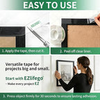 EZlifego Double Sided Tape Heavy Duty, Nano Double Sided Adhesive Tape - Image 6