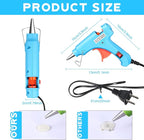 Zhengmy 6 Pieces Mini Hot Glue Gun Crafts Hot Melt Guns Fast Preheating and - Image 2