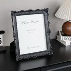 Cuspin Vintage 8x10 Black Picture Frame, Handcrafted Resin Gothic Frame - Image 8