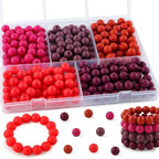 300Pcs Silicone Beads 9mm Mix Color, Bulk Silicone Beads 9mm by Kovict