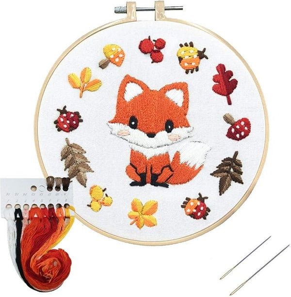 Louise Maelys Fox Embroidery Kit by LouiseMaelys