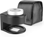 30X Loupe Magnifier with 6 Light, Desktop Portable Metal Magnifier Folding - Image 7