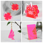 5 Pack Acrylic Sheet Pink Fluorescent Colored Translucent Sheets Easy to Cut - Image 2