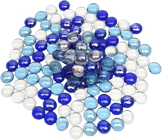 2lb, Flat Glass Marbles by Unknown