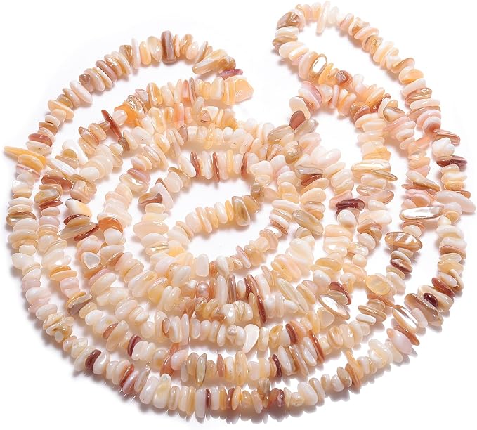 400pcs Natural Chip Shell Beads - Image 5