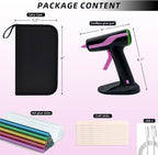 Cordless Hot Glue Gun Smart Power-Off, Mini Glue Gun Kit USB-C Rechargeable | - Image 6