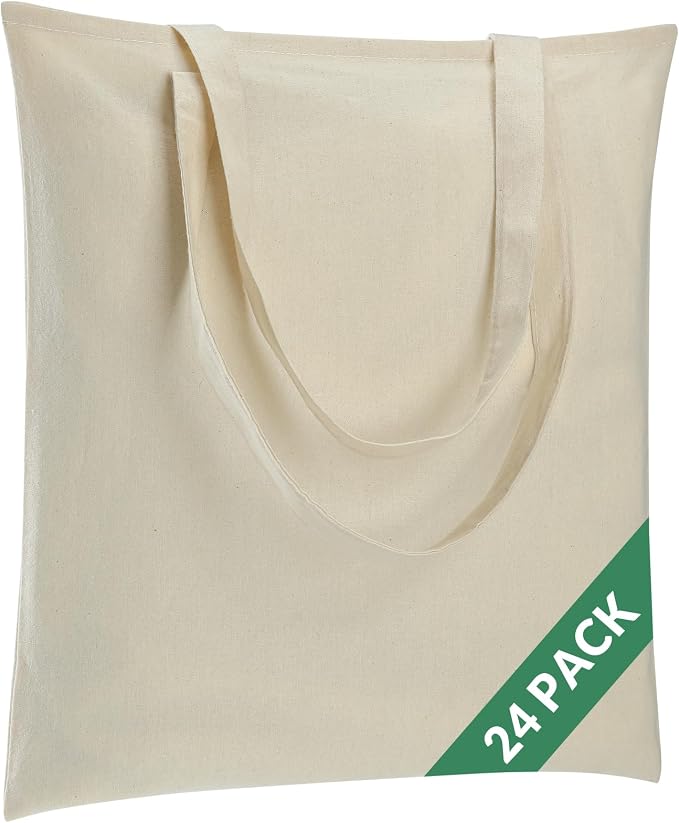 Carbrea 24 Pack Canvas Tote Bag by Carbrea