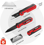 WORKPRO 2-in-1 Folding Knife/Utility Knife, Quick-Change Box Cutter - Image 2