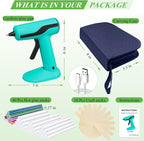 MONVICT Smart Power-Off Cordless Hot Glue Gun, Mini Glue Gun Kit - Image 6