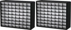 Akro-Mils 64-Drawer Plastic Storage Cabinet, 20-Inch W x 6-Inch D x 16-Inch H | by Akro-Mils