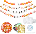 DIY Giant Friendship Bracelet Birthday Banner in My Birthday Era Banner Famous by Heopeis