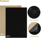 Caydo 12PCS Black Self Adhesive Felt Sheets, Soft Velvet Sticky Back Felt | - Image 3